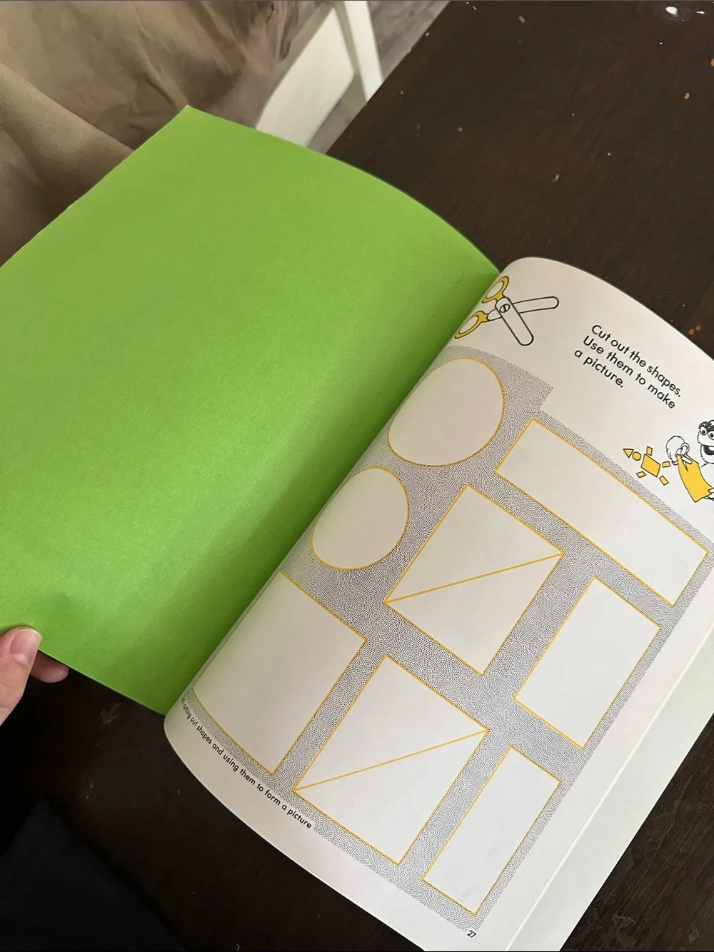 Vintage 1980s Sesame Street Colors & Shapes Activity Book